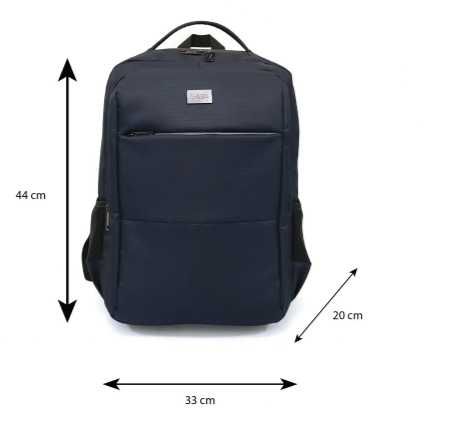 Rucsac Ella Icon Leaf, 44x33x20 cm, Bleumarin NOU