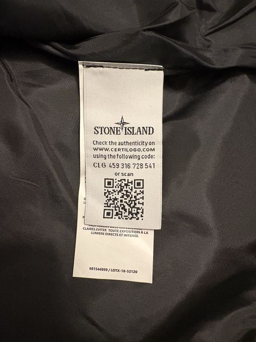 Stone Island ветровка – черна, чисто нова M