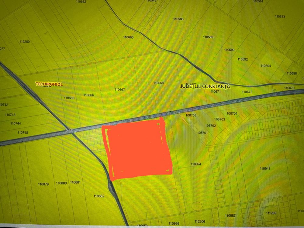 Teren intravilan DN 38 Techirghiol-Movita