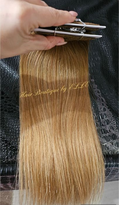 Естествена светлокестенява коса