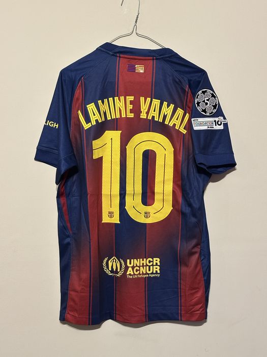 Тениска на FC Barcelona с името на Lamine Yamal - НОВА!