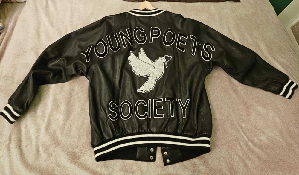 Мъжко кожено яке XL / Young Poets