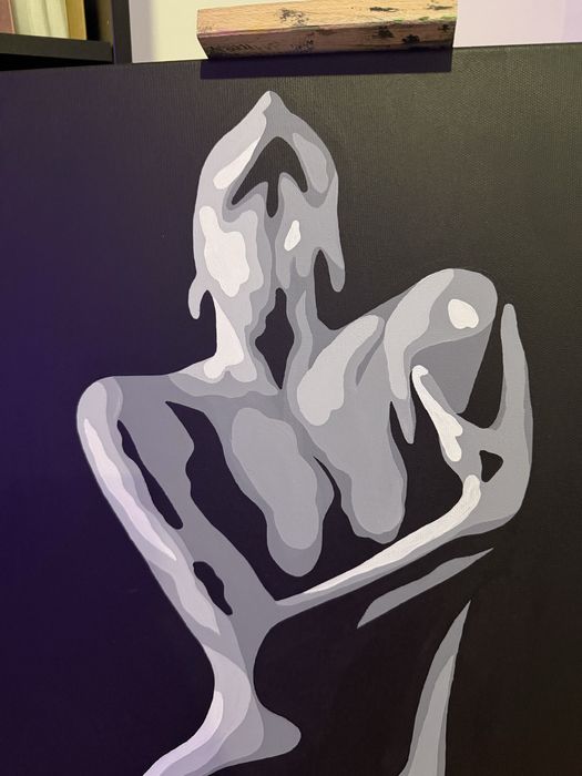 Tablou pictat manual