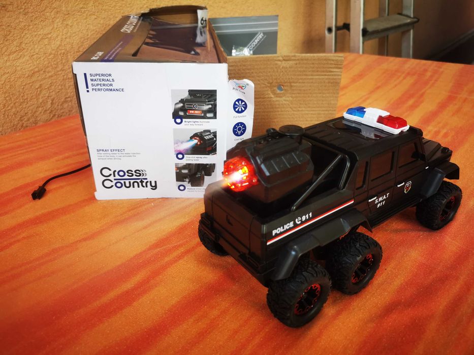 Masinuta Off Road SUV de politie cu telecomanda acumulator NOS