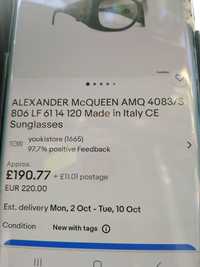 Alexander Mcqueen amq 4083/S ochelari de soare de dama