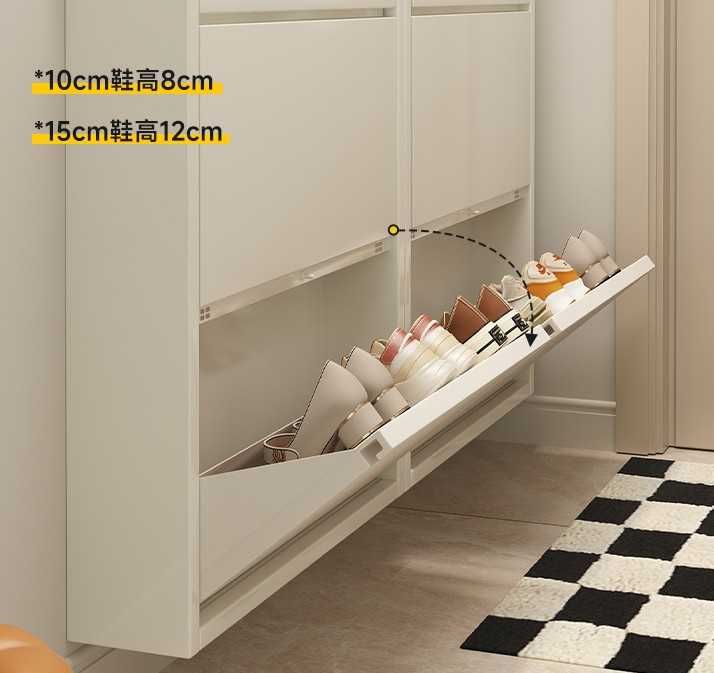 Узкая обувница/ обувница для дома/ обувной шкаф для прихожей комнаты