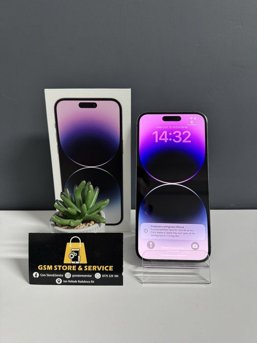 Iphone 14 Pro Max Deep Purpule 90%Bat 256Gb Garantie Gsm Store&Service