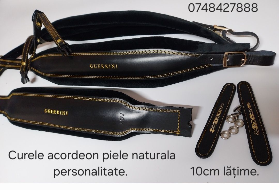 Curele acordeon piele naturală și catifea personalizate.. ..