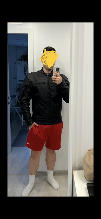 Geaca piele moto Rebelhorn ca noua