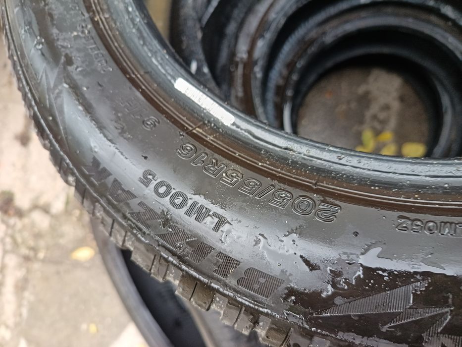 Anvelope MS iarna 205 55 16 bridgestone 2022 5.5-6mm