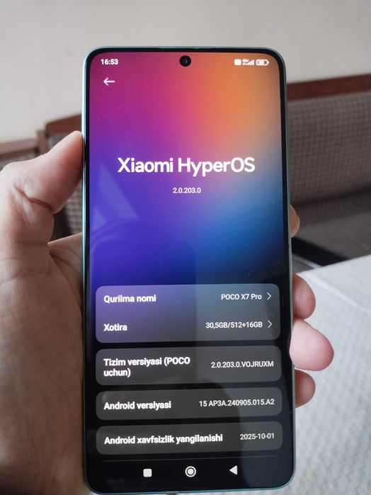 Poco x7 pro 5G 512gb