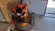 Motosapatoare Ruris 918 ACC cu remorca si scule