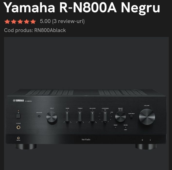 Yamaha R-N800A că nou