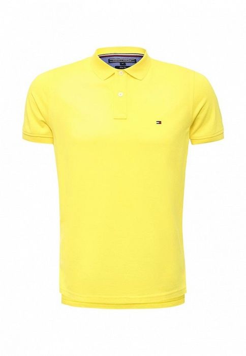 Лимонное поло от Tommy Hilfiger