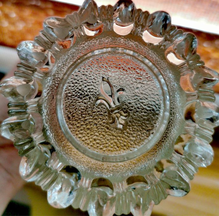 Антикварна кристална масивна тежка дизайнерска маркирана ваза колекция