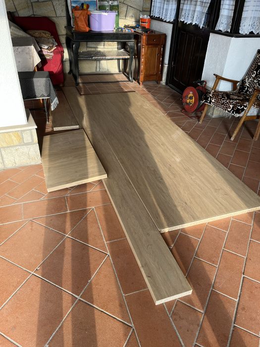 Blat de bucatarie cu efect stejar