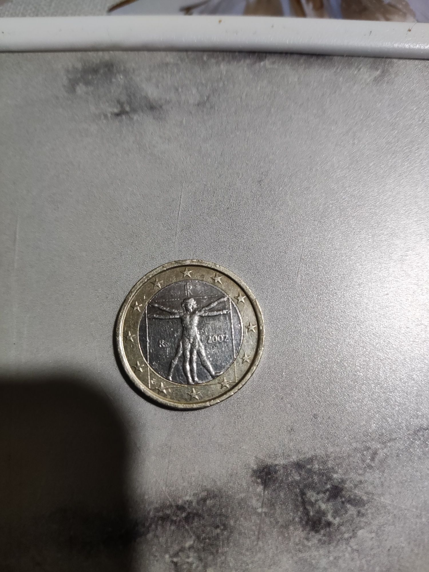Moneda 1 Euro 2002 Leonardo de Vinci