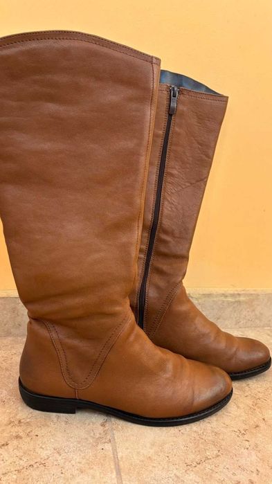 Дамски ботуши, естествена кожа