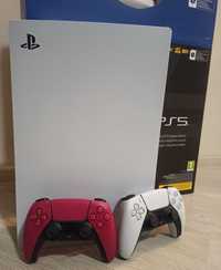 PS5 Digital Edition(825 GB) + Garantie 2 ani + 2 joystick-uri