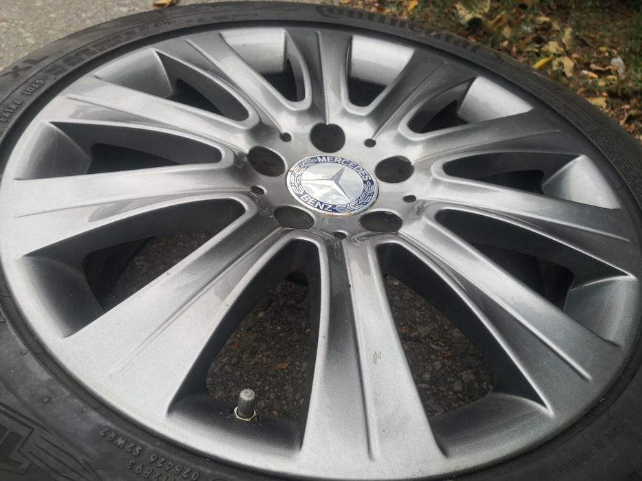 5х112 мерцедес Mercedes 5x112 17 цола оригинални джанти с датчици
