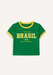 Tricou verde Brasil