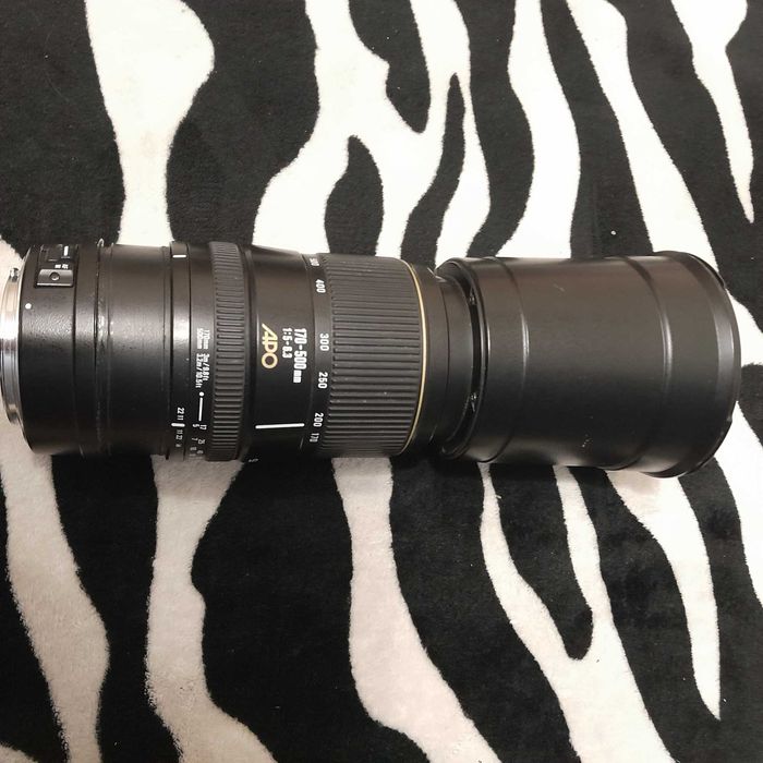 Объектив SIGMA 170-500mm.Япония фотоаппарат