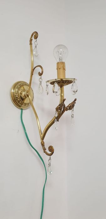 Accesoriu decorațiune lumina vintage colectie bronz alama Franța 1930