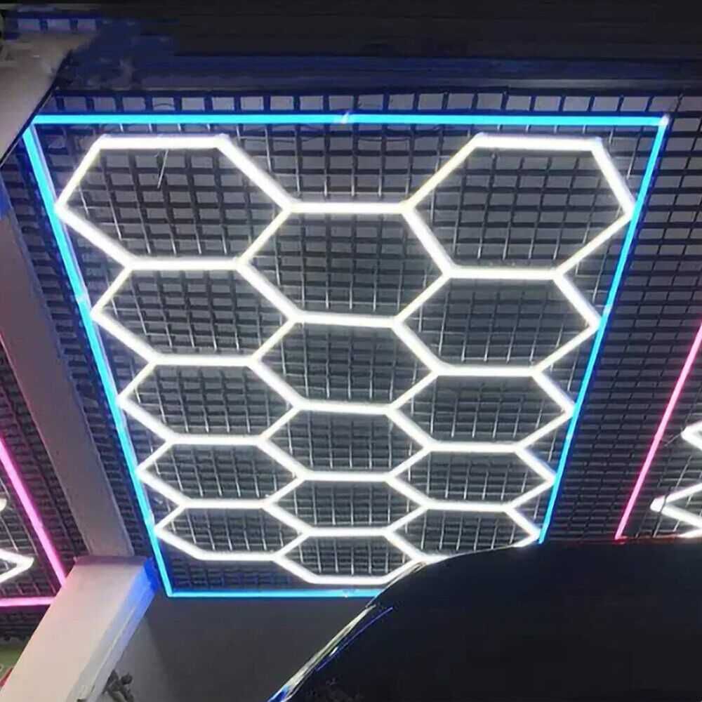 Kit Lumini Led Hexagon 288W- 3525mmx2350mm