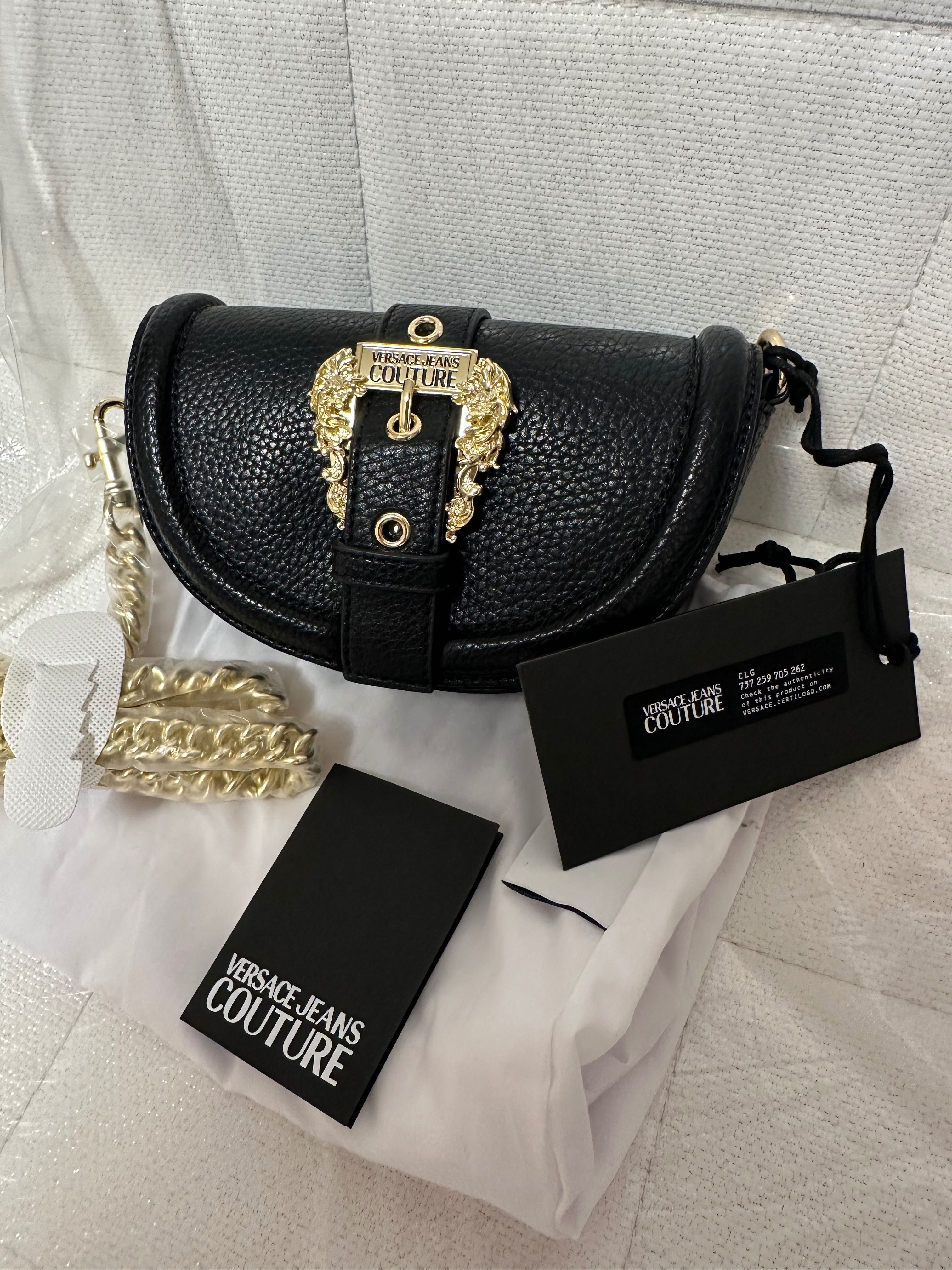 Дамска кожена чанта Versace jeans couture
