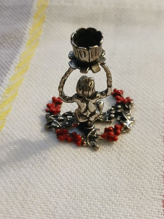 Miniatura argint masiv 800