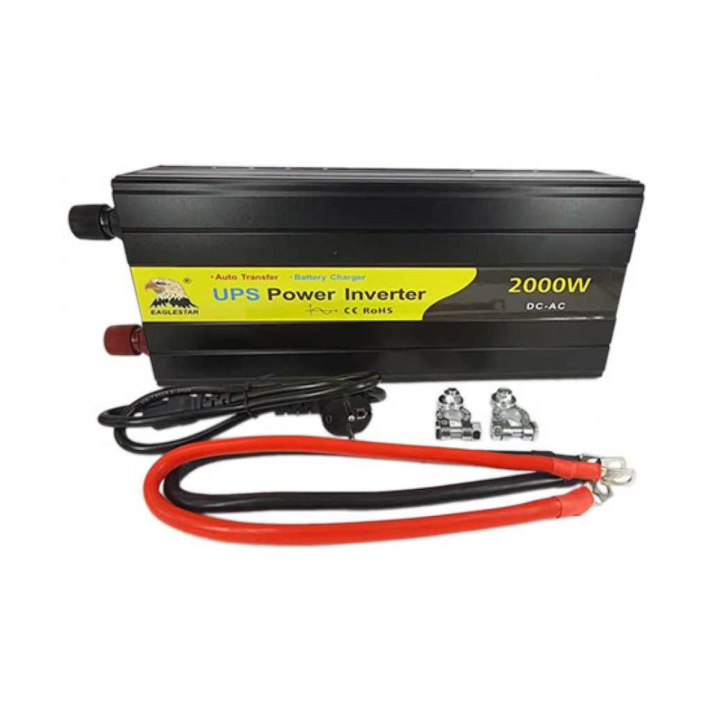 UPS Инвертор със зарядно, чиста синусоида 12V 500/1000/1500/2000W