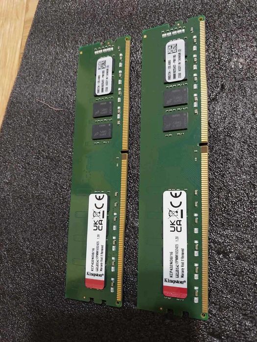 32GB DDR4 Kingston Fury  3200Mhz, 2666Mhz