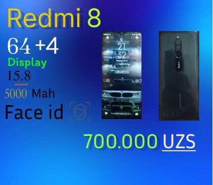 Redmi 8 64+4 gb 5000 mah qotmaydi