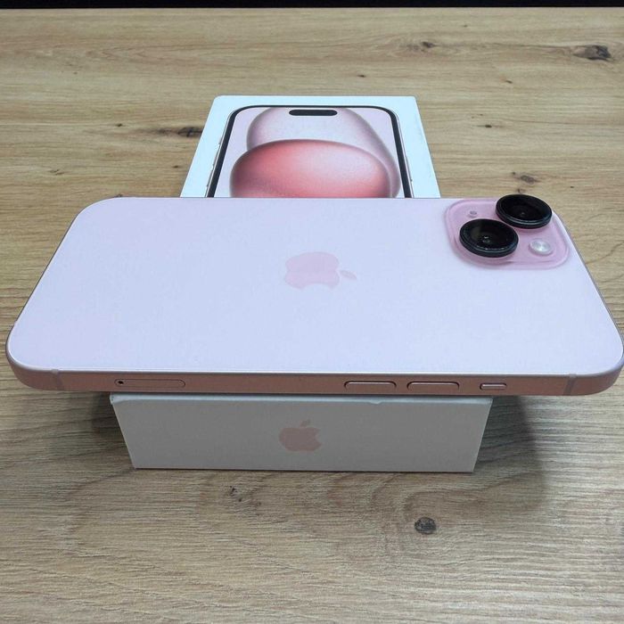 Telefon APPLE iPhone 15, 256GB, Pink - extra garantie 2 ani, ca nou