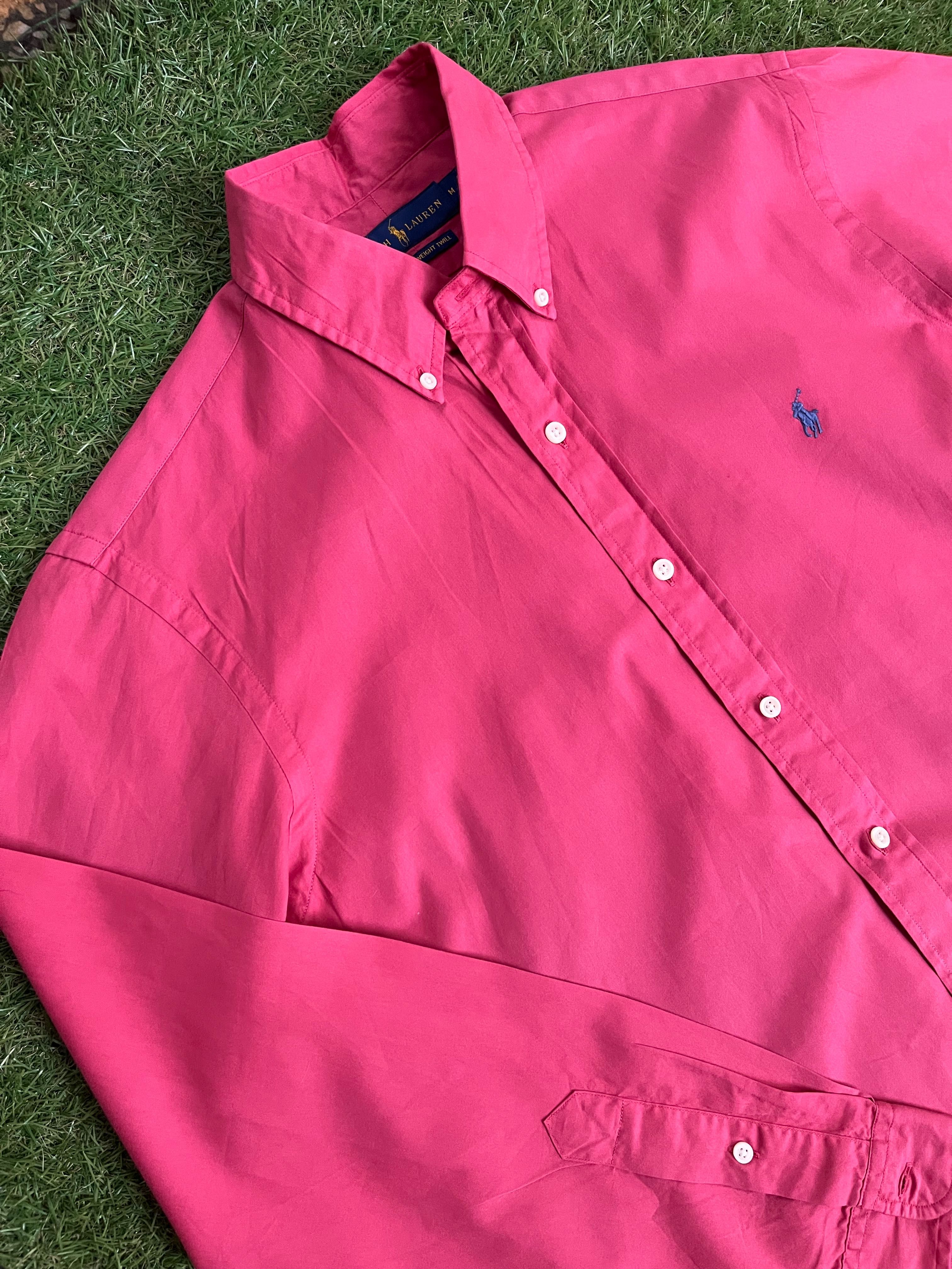 Мъжка риза с дълъг риза : Ralph Lauren Feather Weight Twill M