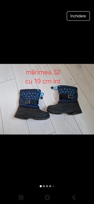 Cizme welligton marimea