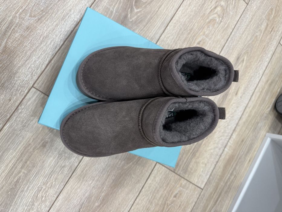 Абсолютно новые угги из натурального замша и шерсти