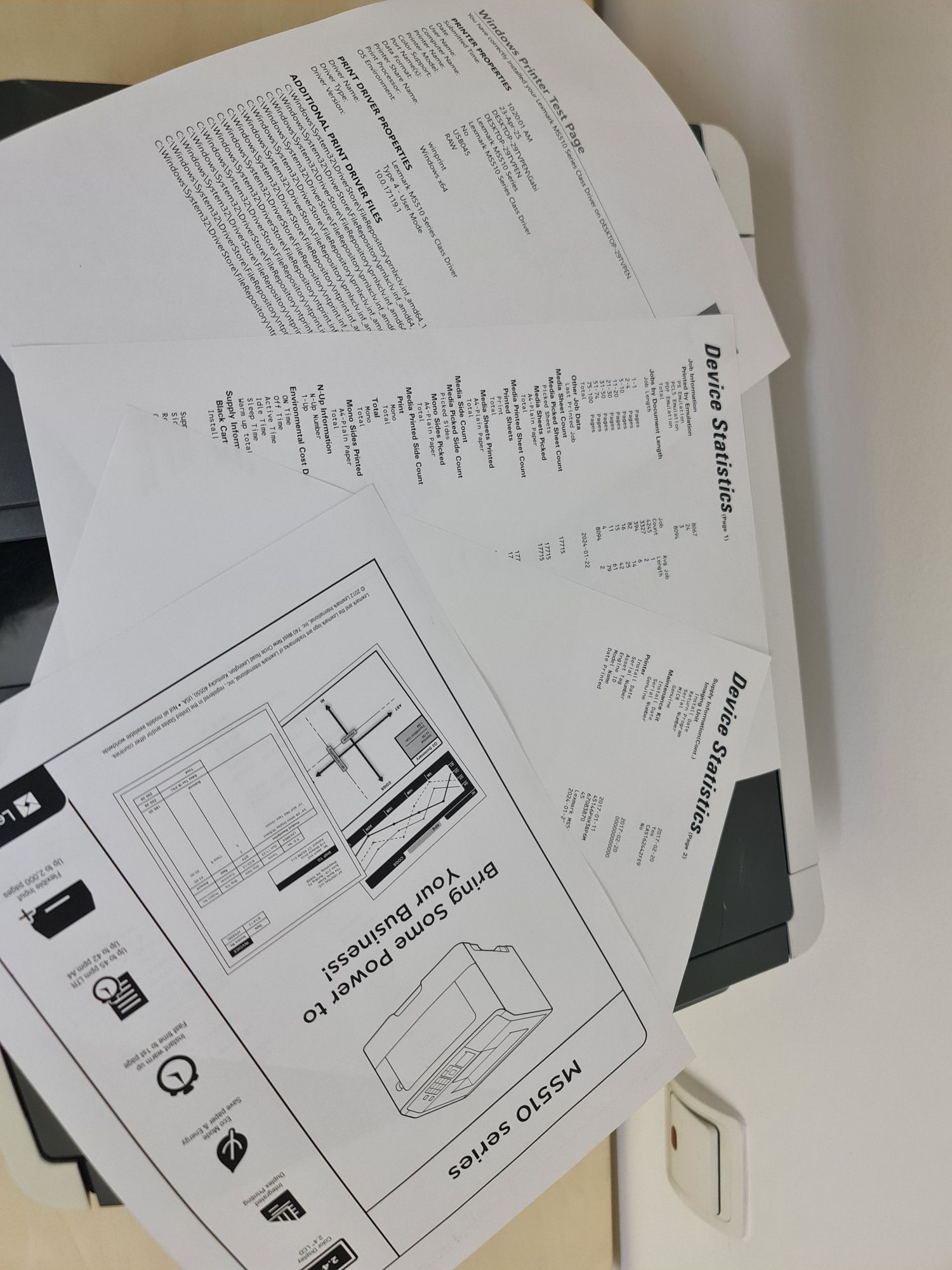 Imprimanta laser Lexmark MS510dn