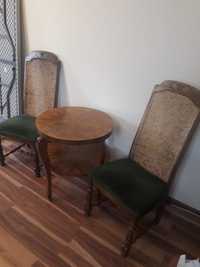 Masa si 2 scaune antique