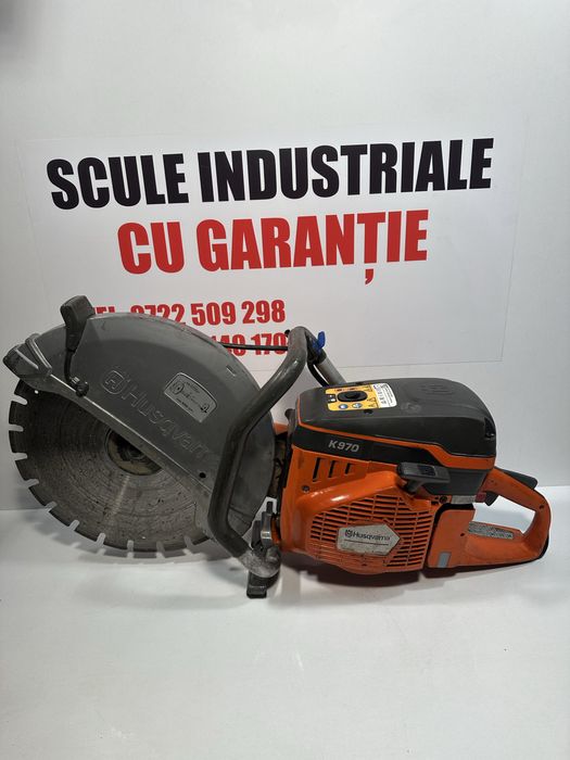 Husqvarna K970 disc 400mm taiat beton armat fundatii placi stihl bosch