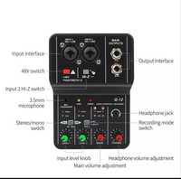 Q12 аудио интерфейс USB звуковая карта