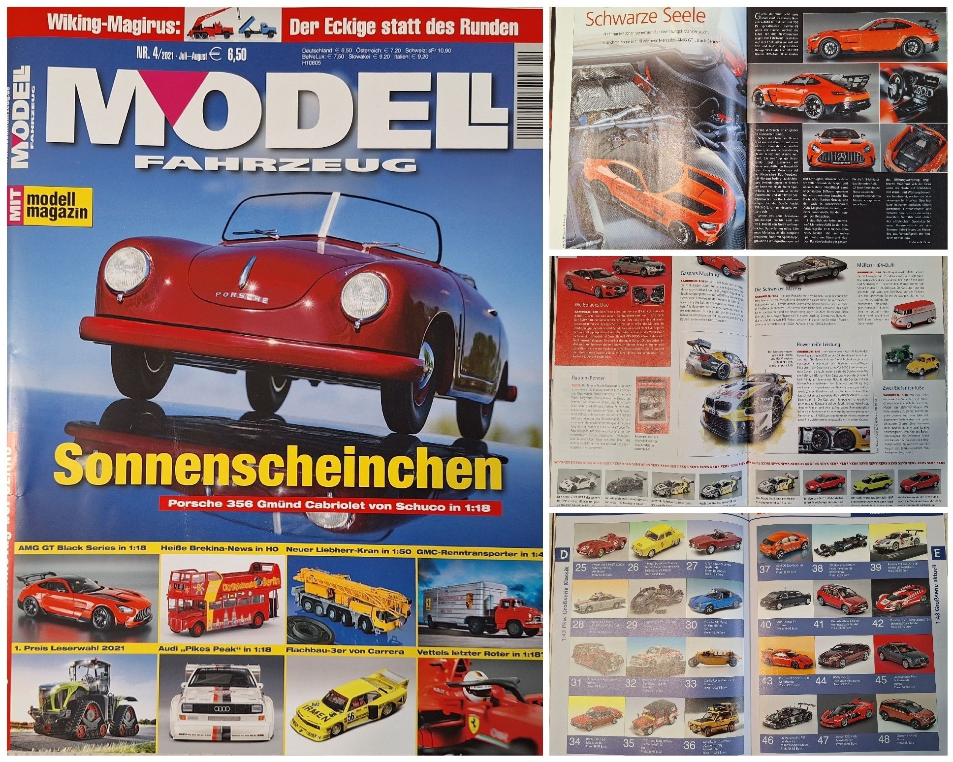 Списания за мащабни модели автомобили Modell Farhzeug