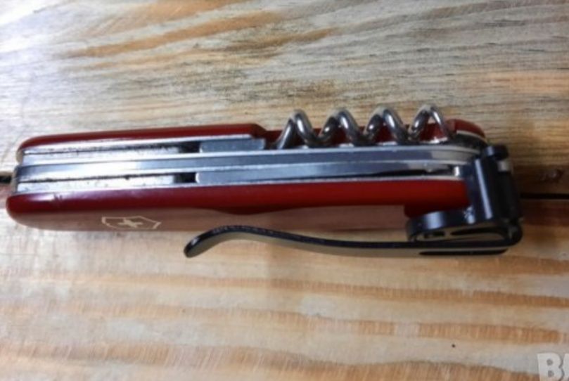 Доверието е тук!Метален клипс за Victorinox 91mm – удобство и сигурнос