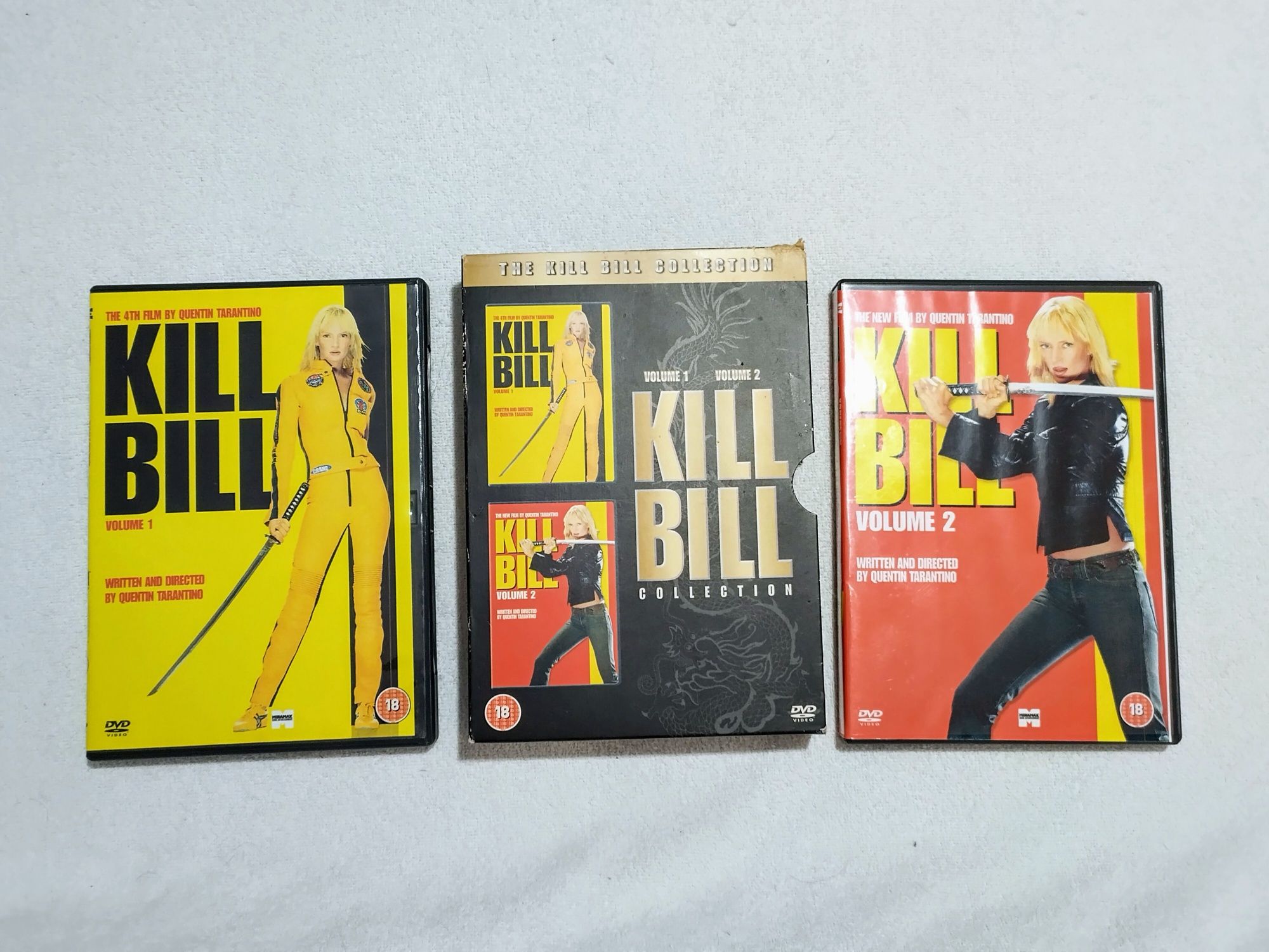 DVD-uri colecția Kill Bill, vol 1 și vol 2