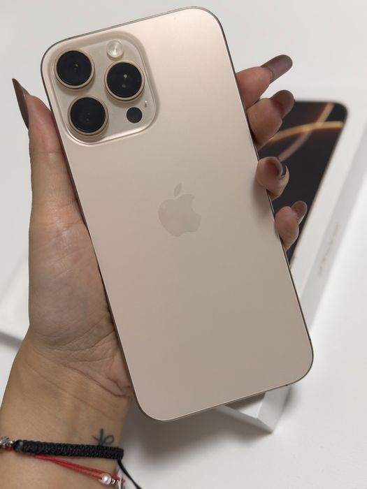 IPHONE 16 PROMAX Desert Titanium, 512 gb, IMPECABIL