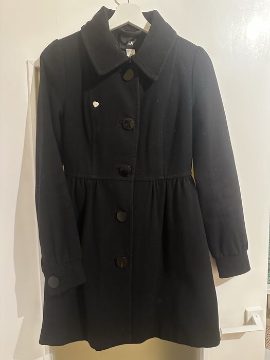Черно палто H&M