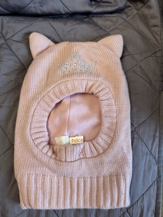 Шапки на девочку 5-8 лет