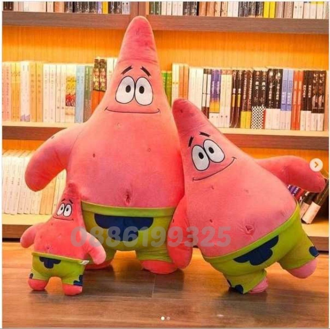 Плюшени играчки Спондж Боб и Патрик, 30 - 100см