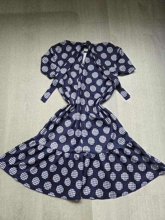 Rochie Mohito Albastru cu Alb, Mărime 36