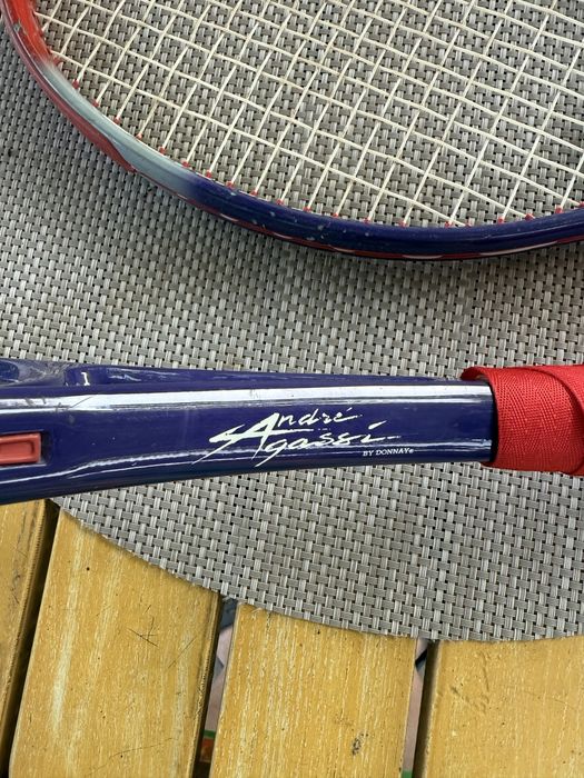 Set 2 Rachete tenis Agassi Pro 95 Belgium